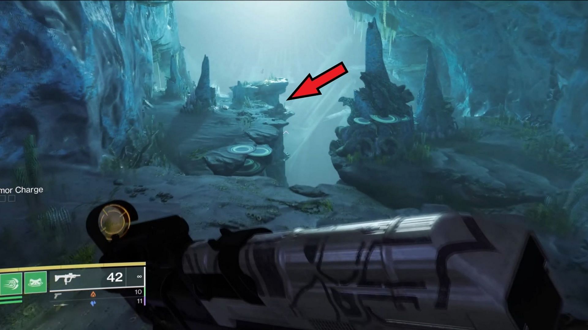 First collectible location in Ghosts of the Deep (Image via Bungie)